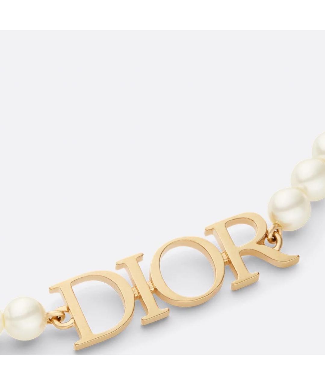 CHRISTIAN DIOR Белое колье, фото 3