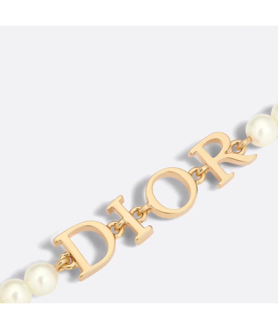 CHRISTIAN DIOR Белый браслет, фото 2