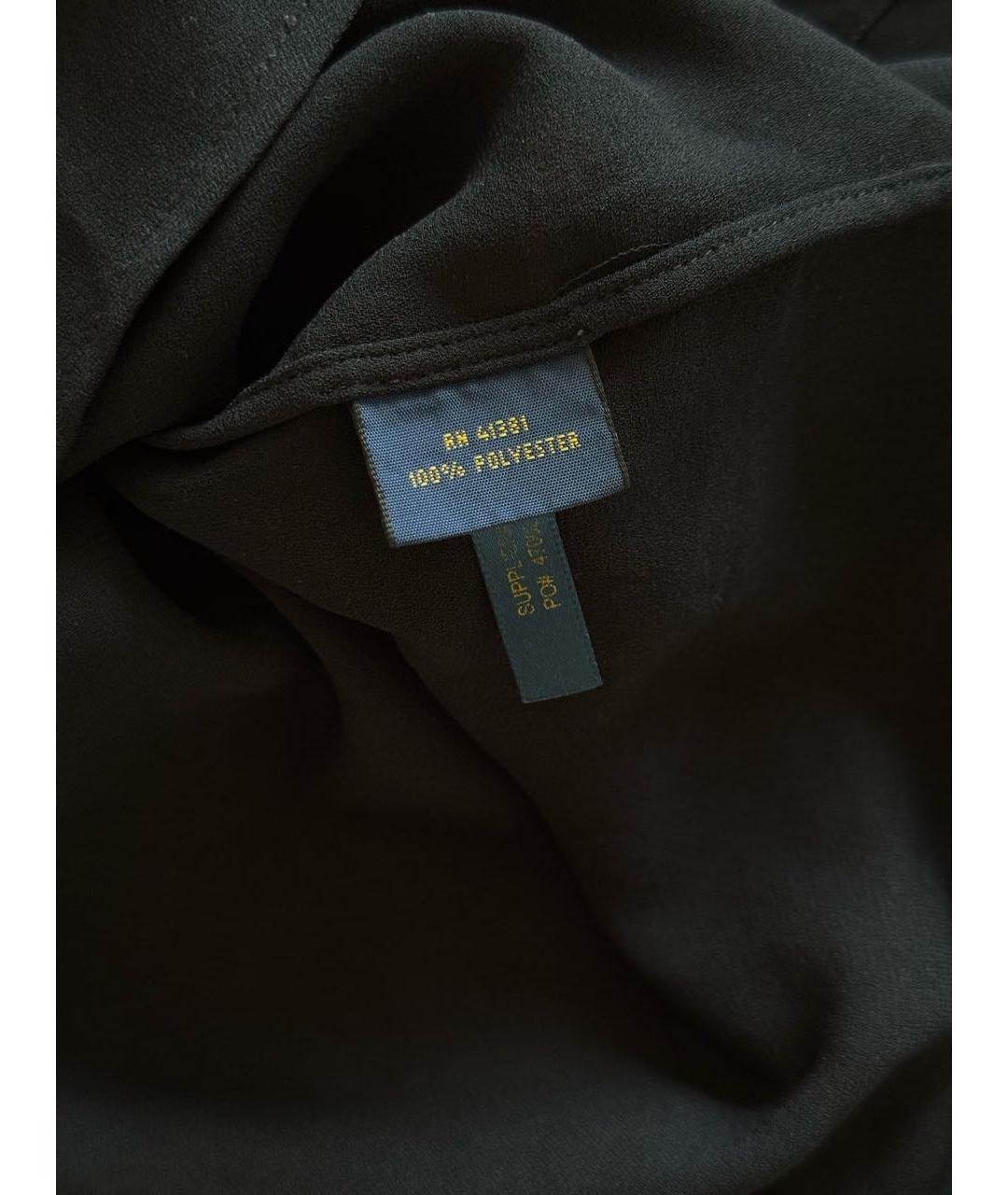 POLO RALPH LAUREN Черная полиэстеровая рубашка, фото 8
