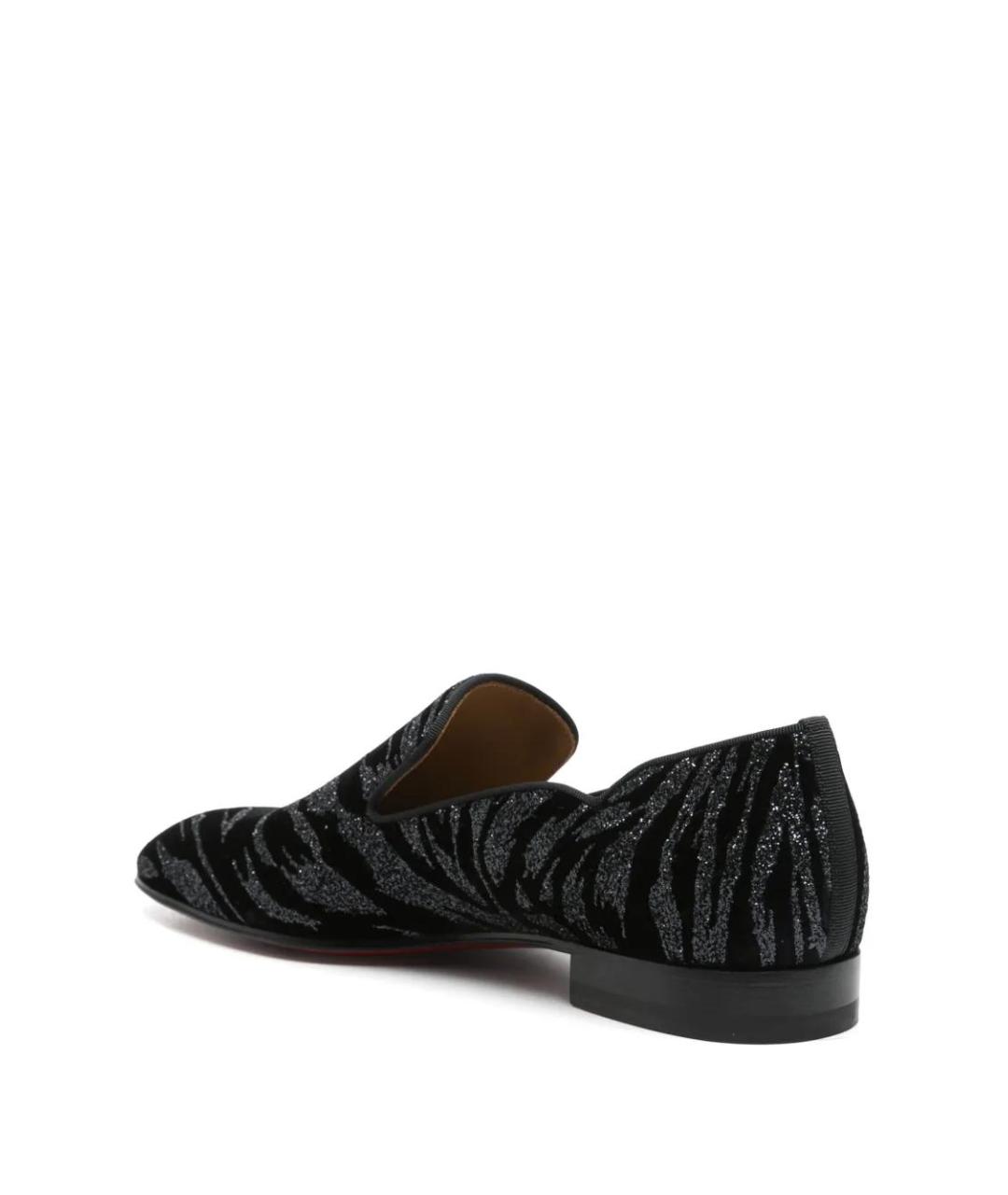 CHRISTIAN LOUBOUTIN Черные кожаные туфли, фото 3