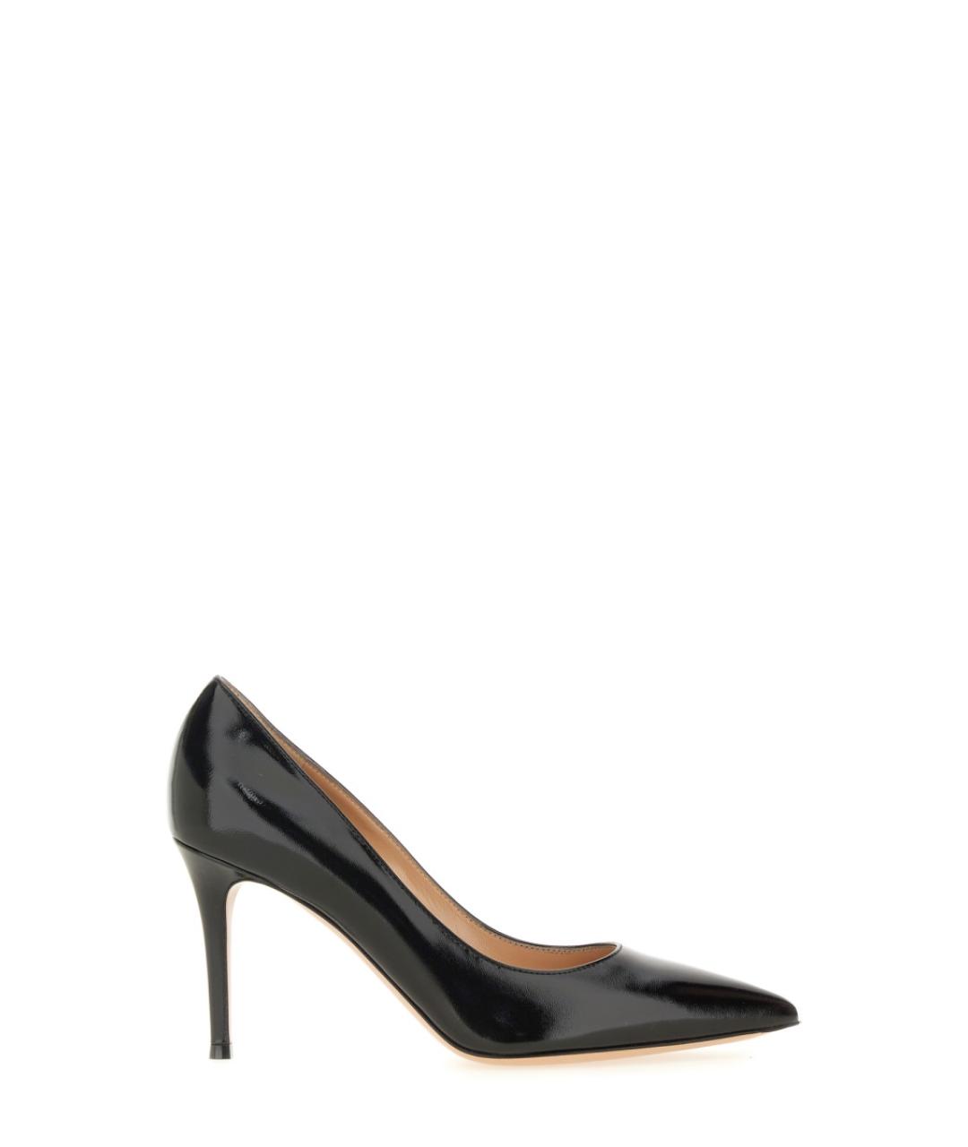 GIANVITO ROSSI Черные кожаные туфли, фото 1