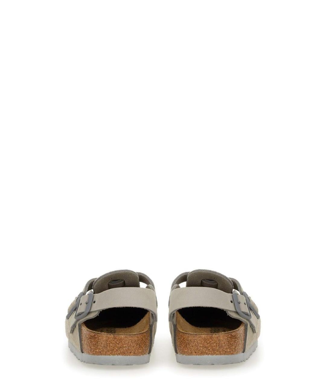 BIRKENSTOCK Серые замшевые сандалии, фото 3