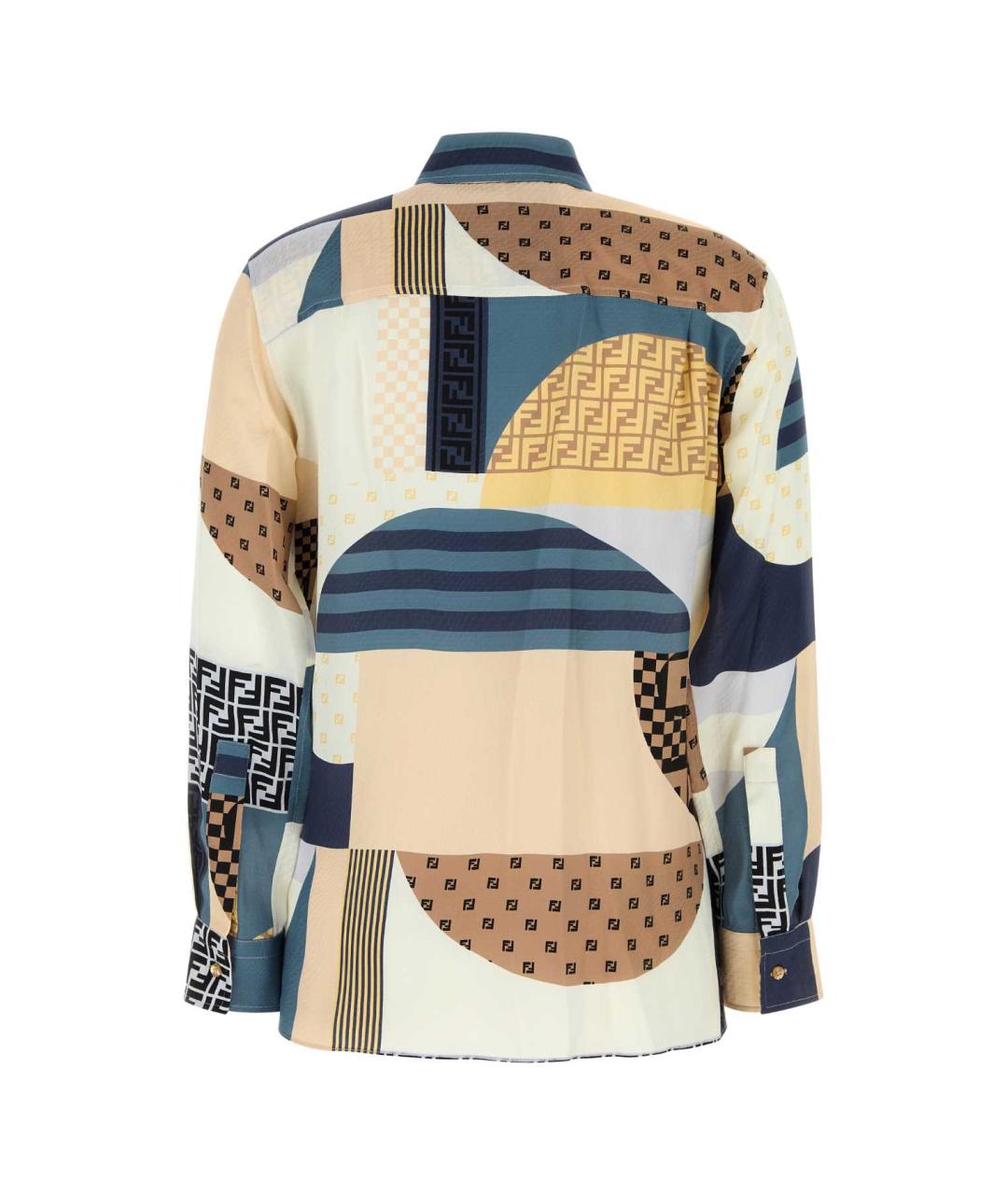 FENDI Мульти шелковая рубашка, фото 2