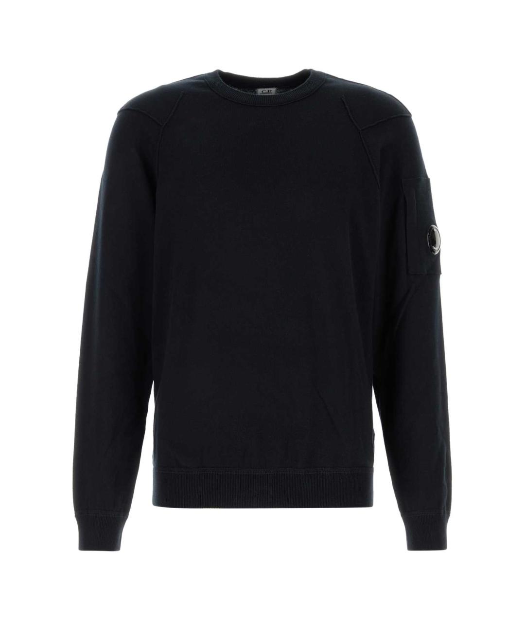 CP COMPANY Темно-синий хлопковый джемпер / свитер, фото 1