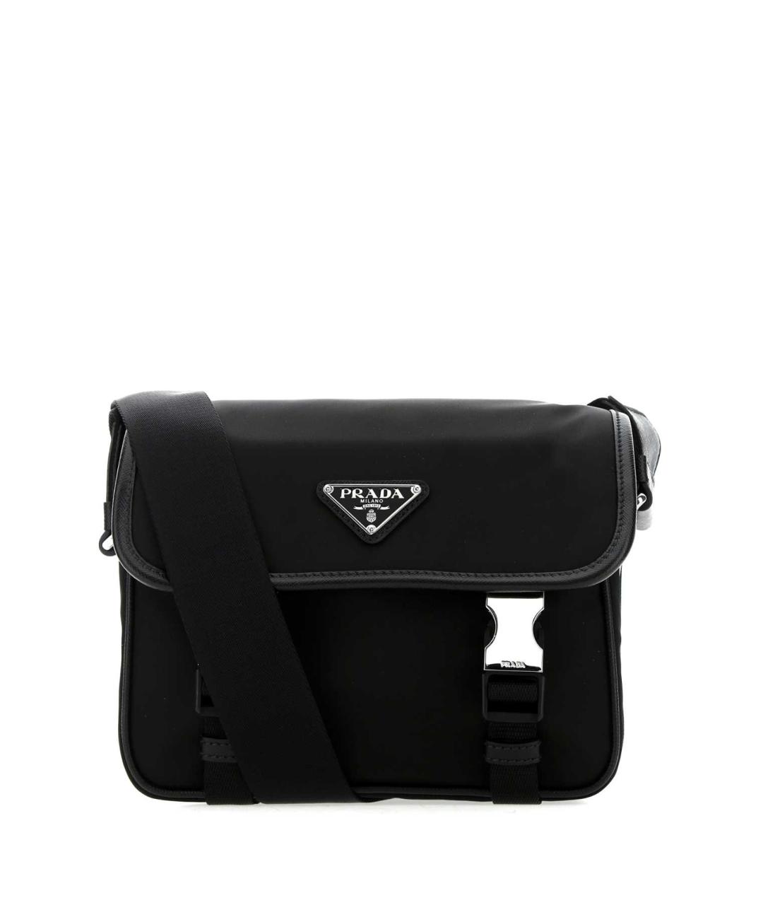 PRADA Черная синтетическая сумка на плечо, фото 1
