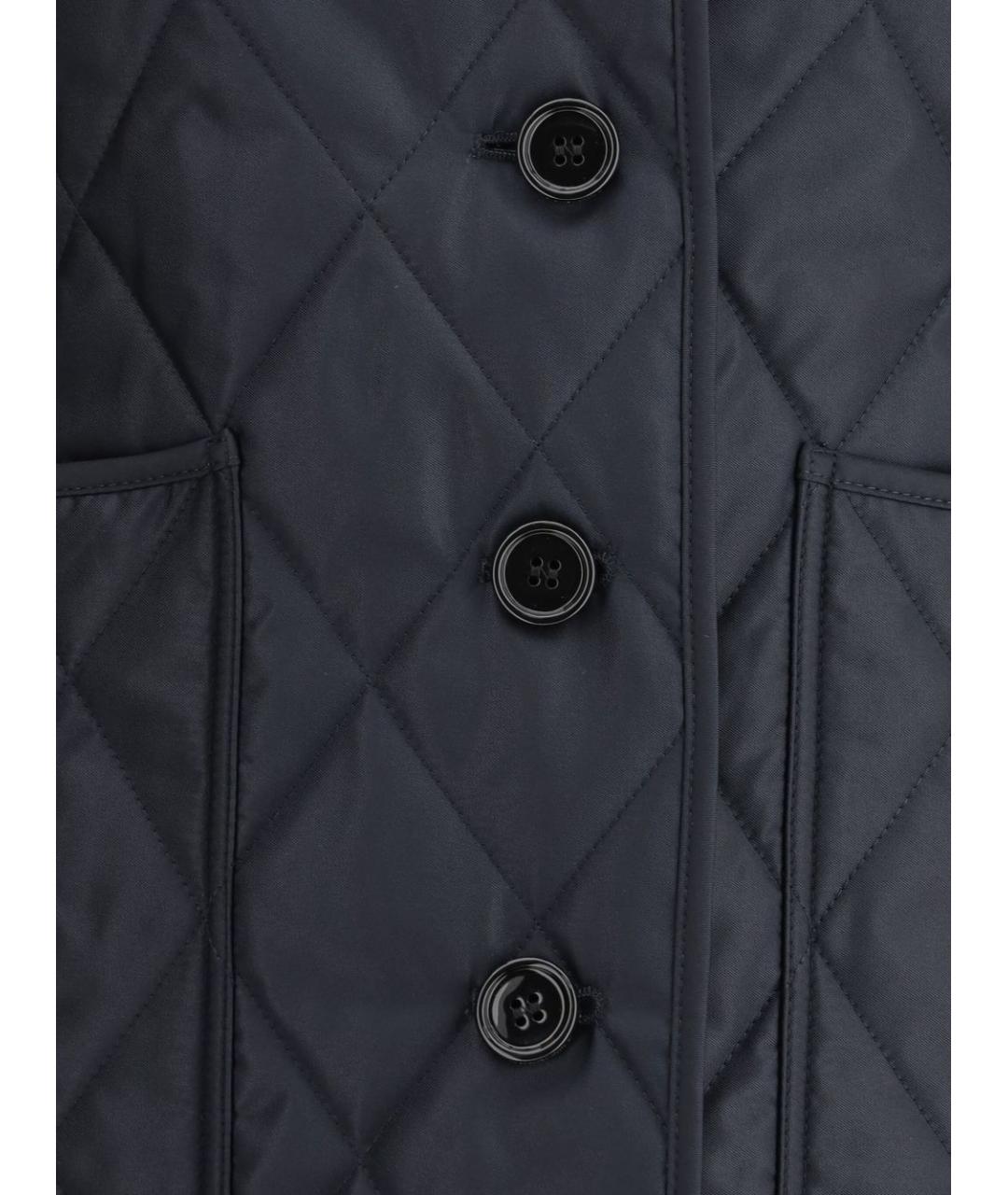 BURBERRY Темно-синяя куртка, фото 3