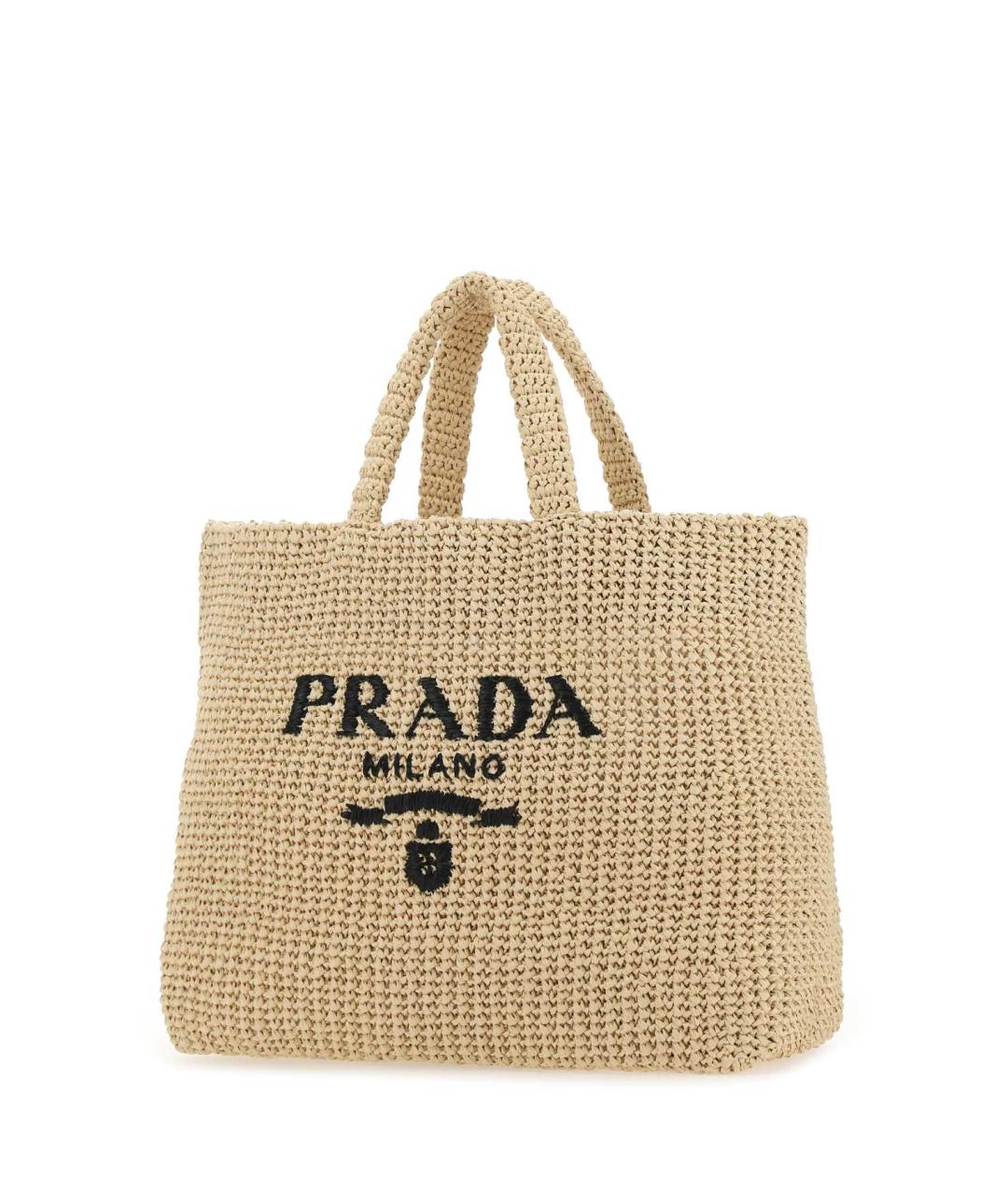PRADA Бежевая пляжная сумка, фото 2