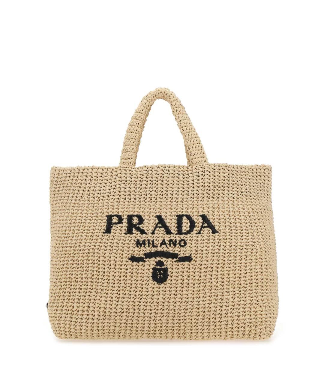 PRADA Бежевая пляжная сумка, фото 1