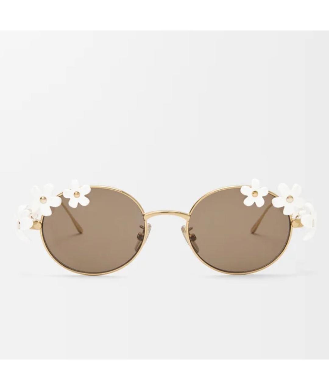LOEWE Белые металлические солнцезащитные очки, фото 6