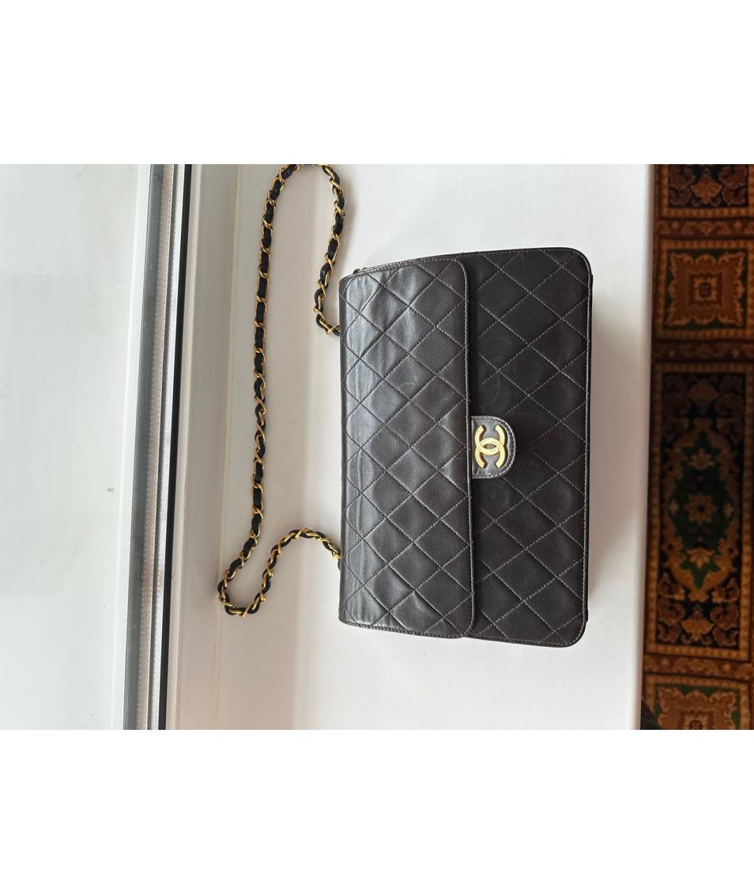 CHANEL Черная сумка через плечо, фото 2