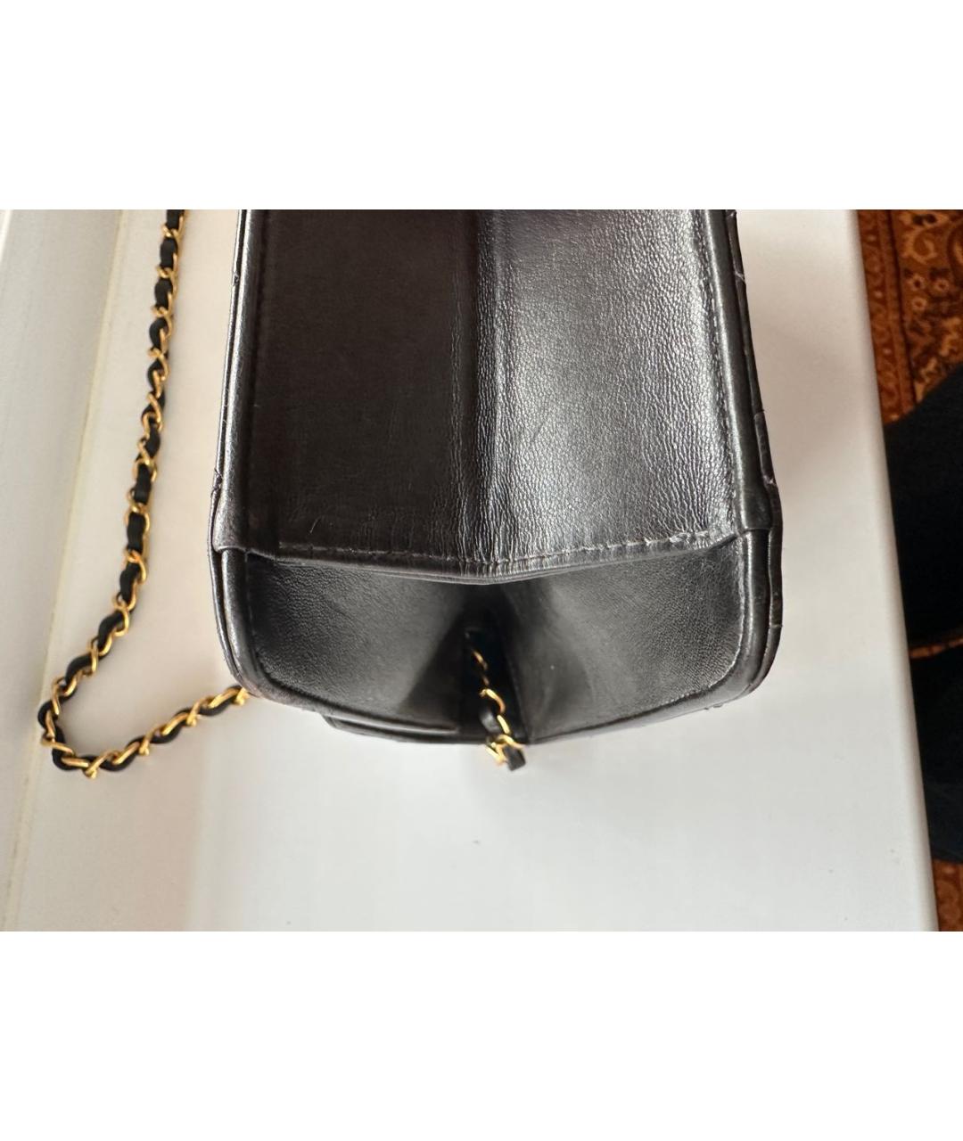 CHANEL Черная сумка через плечо, фото 8
