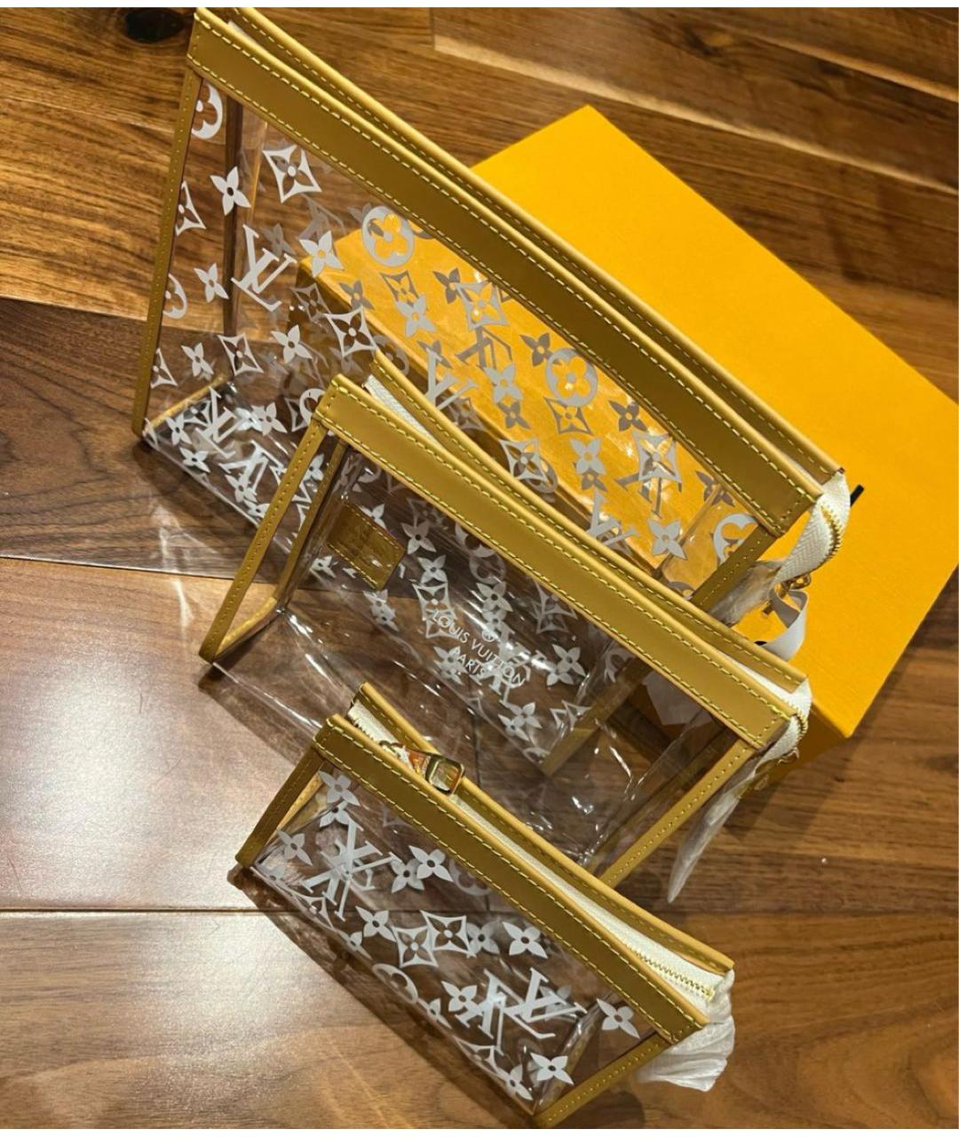 LOUIS VUITTON Бежевая косметичка, фото 2