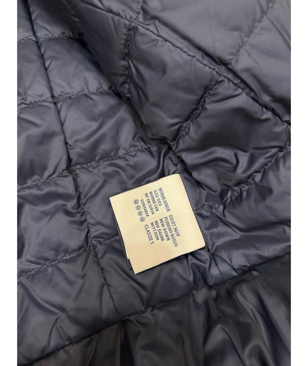 MONCLER Синий полиэстеровый пуховик, фото 7