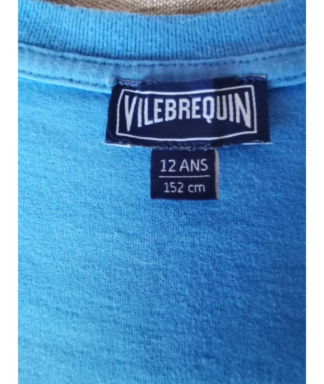 VILEBREQUIN Синий хлопковый детская футболка / топ, фото 3