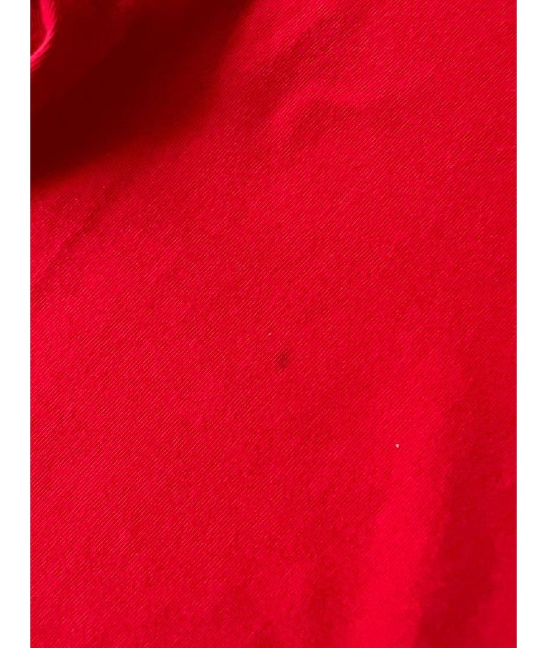 GUCCI Бордовая хлопковая футболка, фото 4