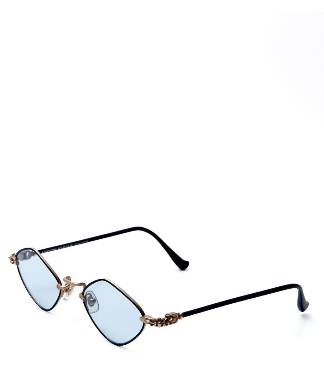 CHROME HEARTS Голубые металлические солнцезащитные очки, фото 6