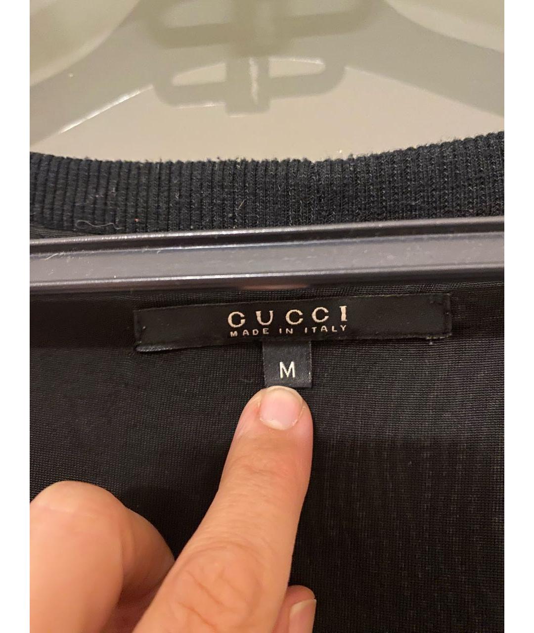 GUCCI Черное вискозное повседневное платье, фото 4