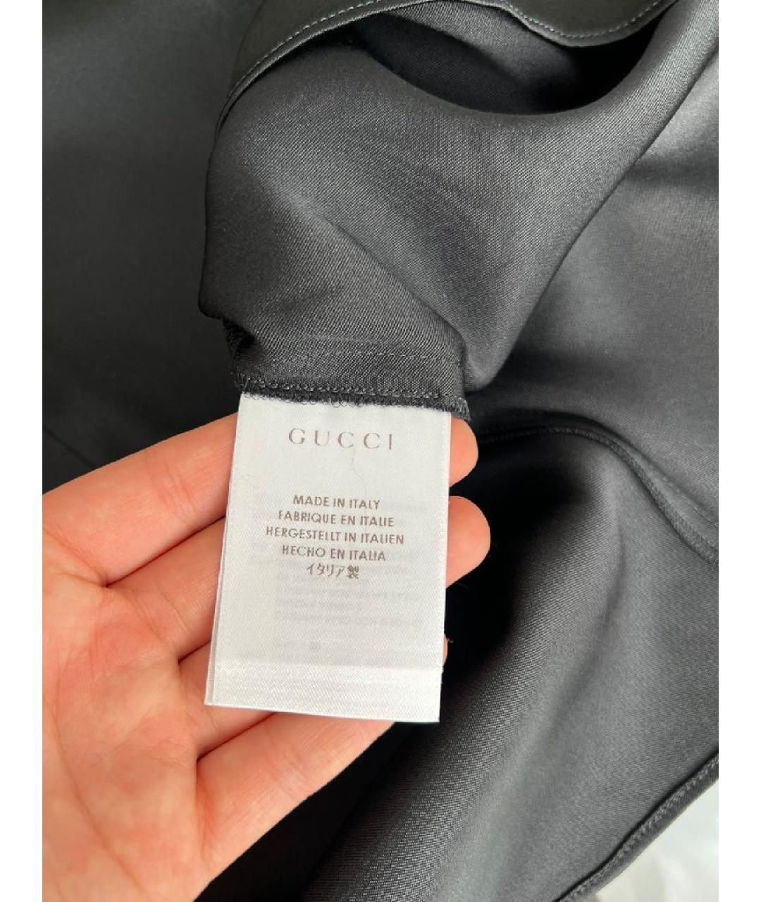 GUCCI Черная кашемировая блузы, фото 5