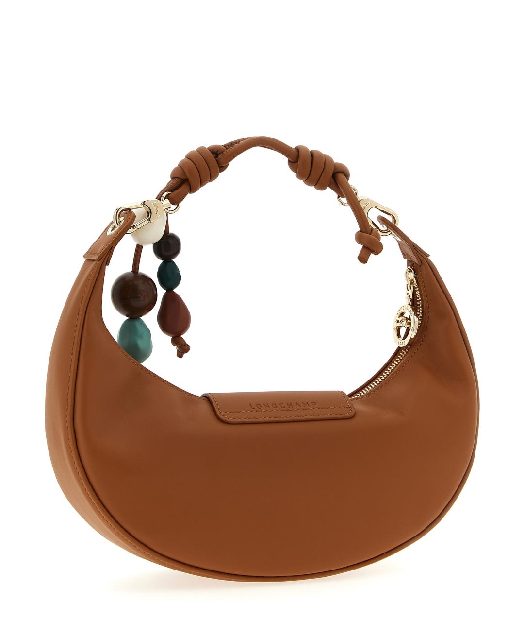 LONGCHAMP Коричневая кожаная сумка через плечо, фото 2