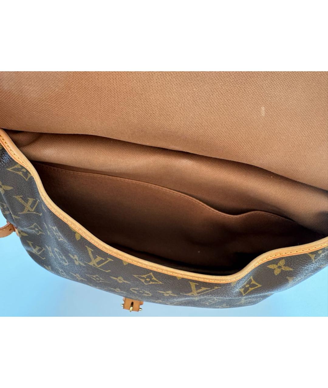 LOUIS VUITTON Коричневая сумка через плечо, фото 4