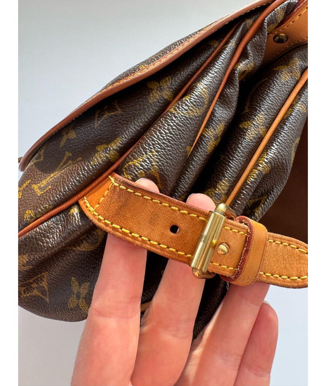 LOUIS VUITTON Коричневая сумка через плечо, фото 7