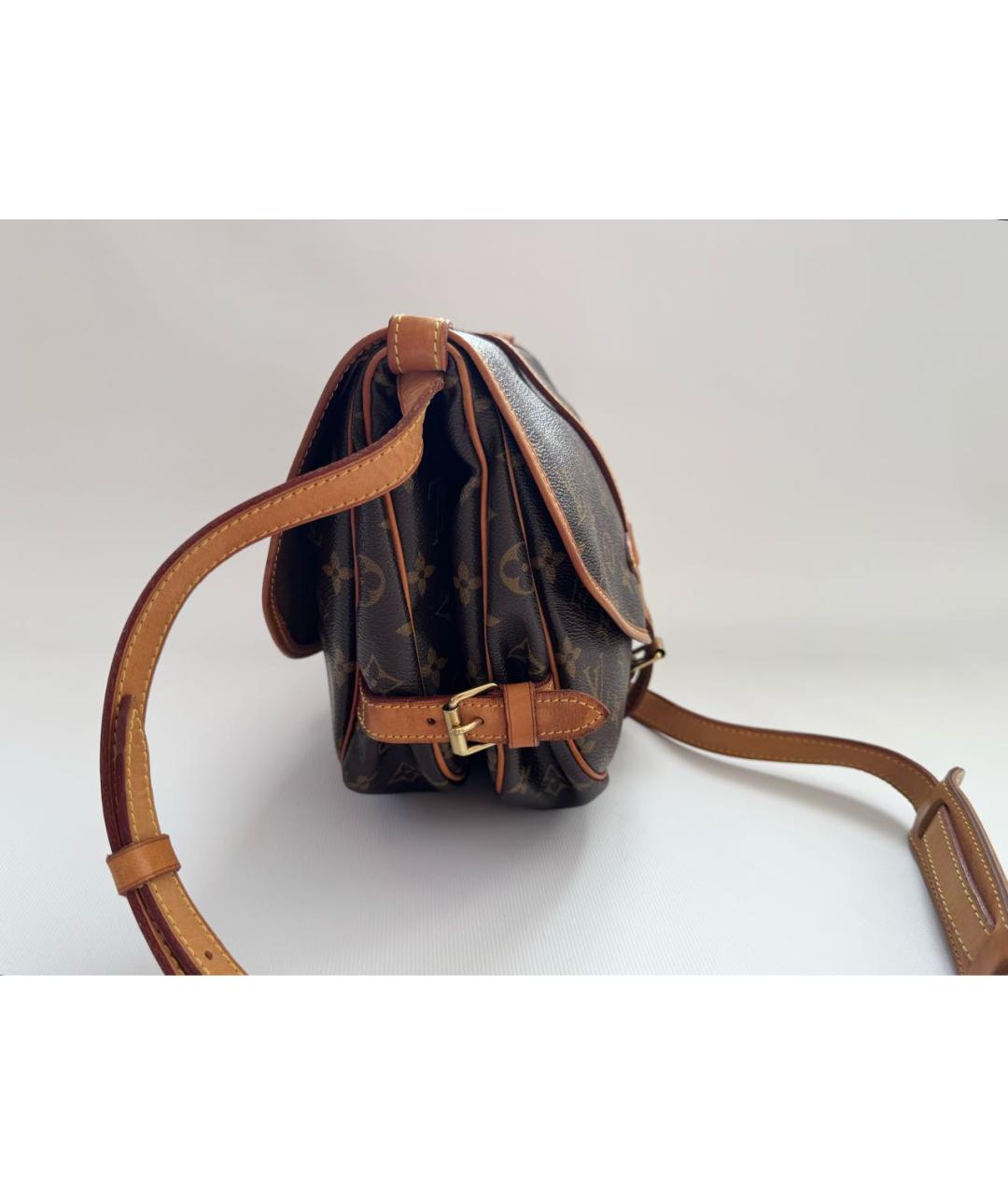 LOUIS VUITTON Коричневая сумка через плечо, фото 2