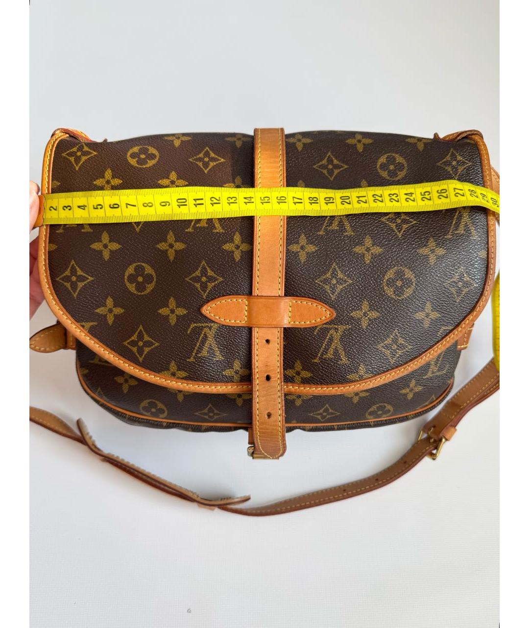 LOUIS VUITTON Коричневая сумка через плечо, фото 8