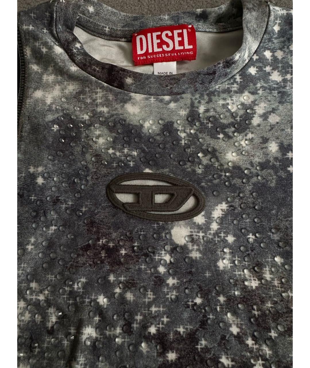 DIESEL Мульти полиамидовое повседневное платье, фото 6