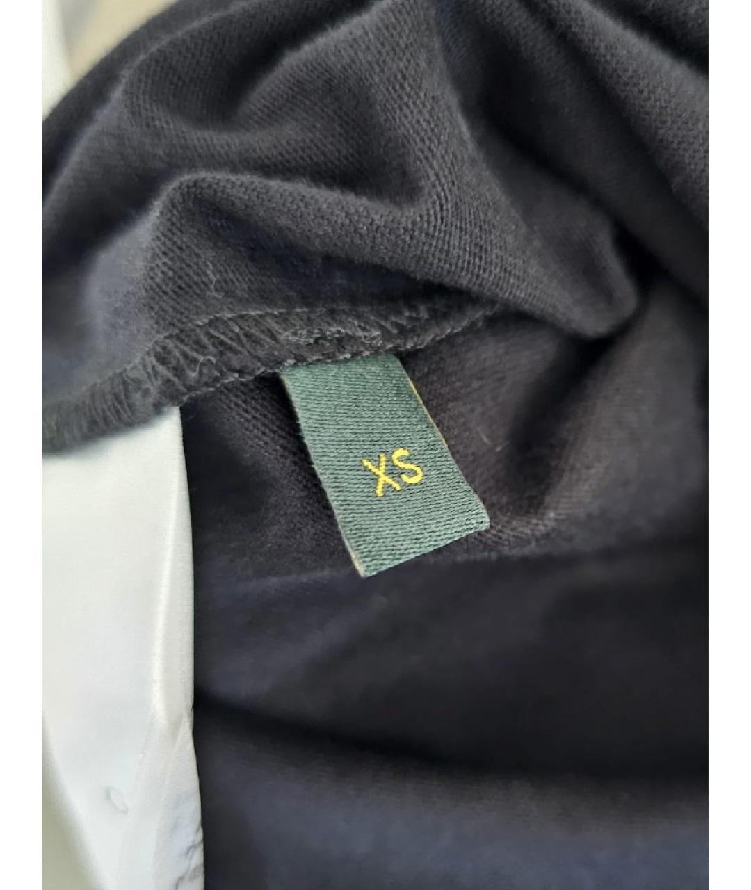 GUCCI Темно-синяя хлопковая футболка, фото 9