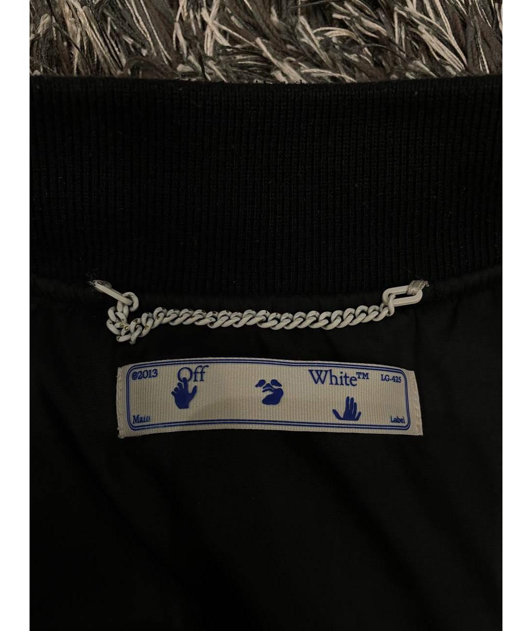 OFF-WHITE Черная полиамидовая куртка, фото 3