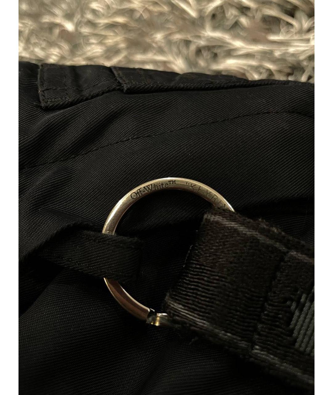 OFF-WHITE Черная полиамидовая куртка, фото 7