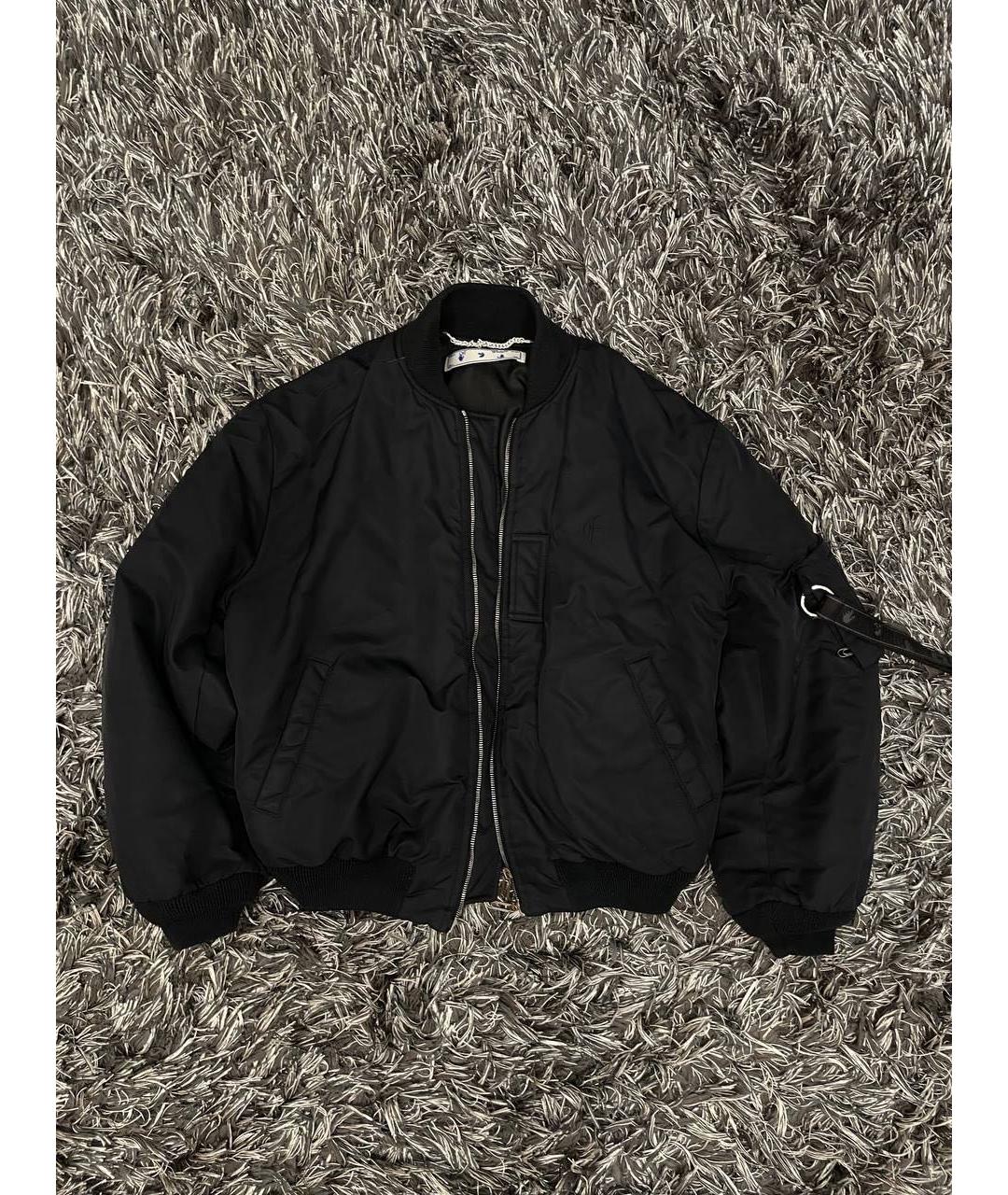 OFF-WHITE Черная полиамидовая куртка, фото 2