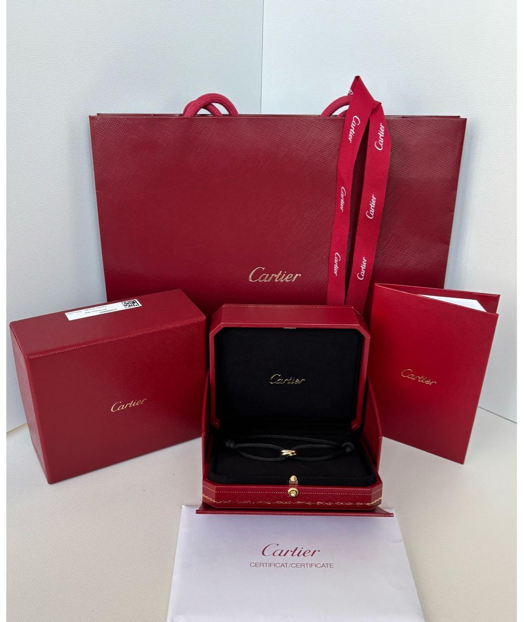 CARTIER Черный браслет из белого золота, фото 2