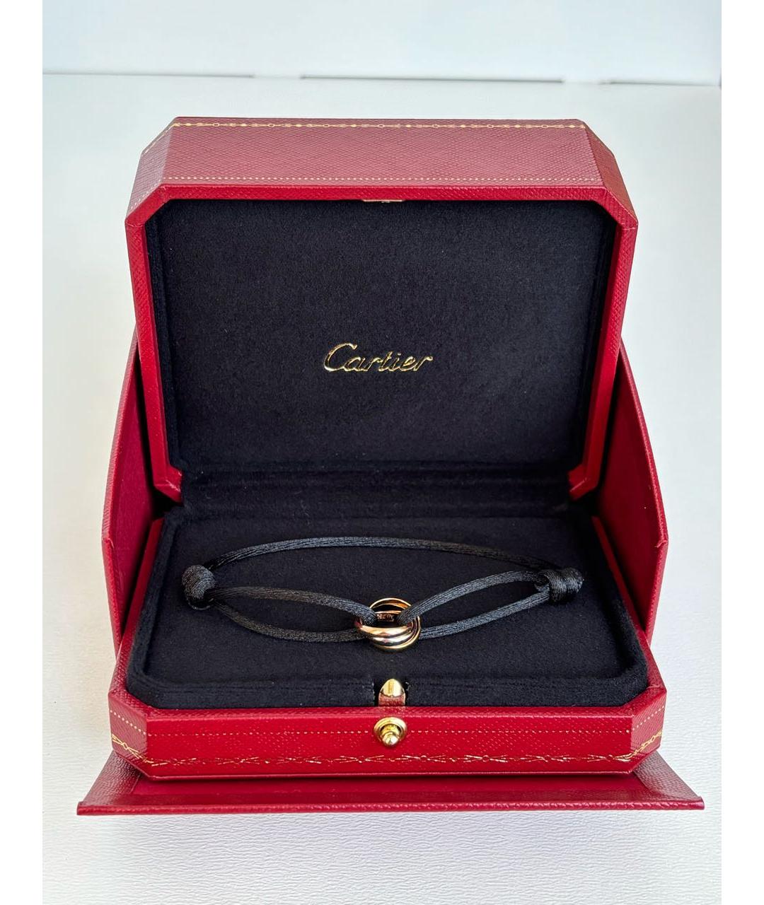CARTIER Черный браслет из белого золота, фото 3