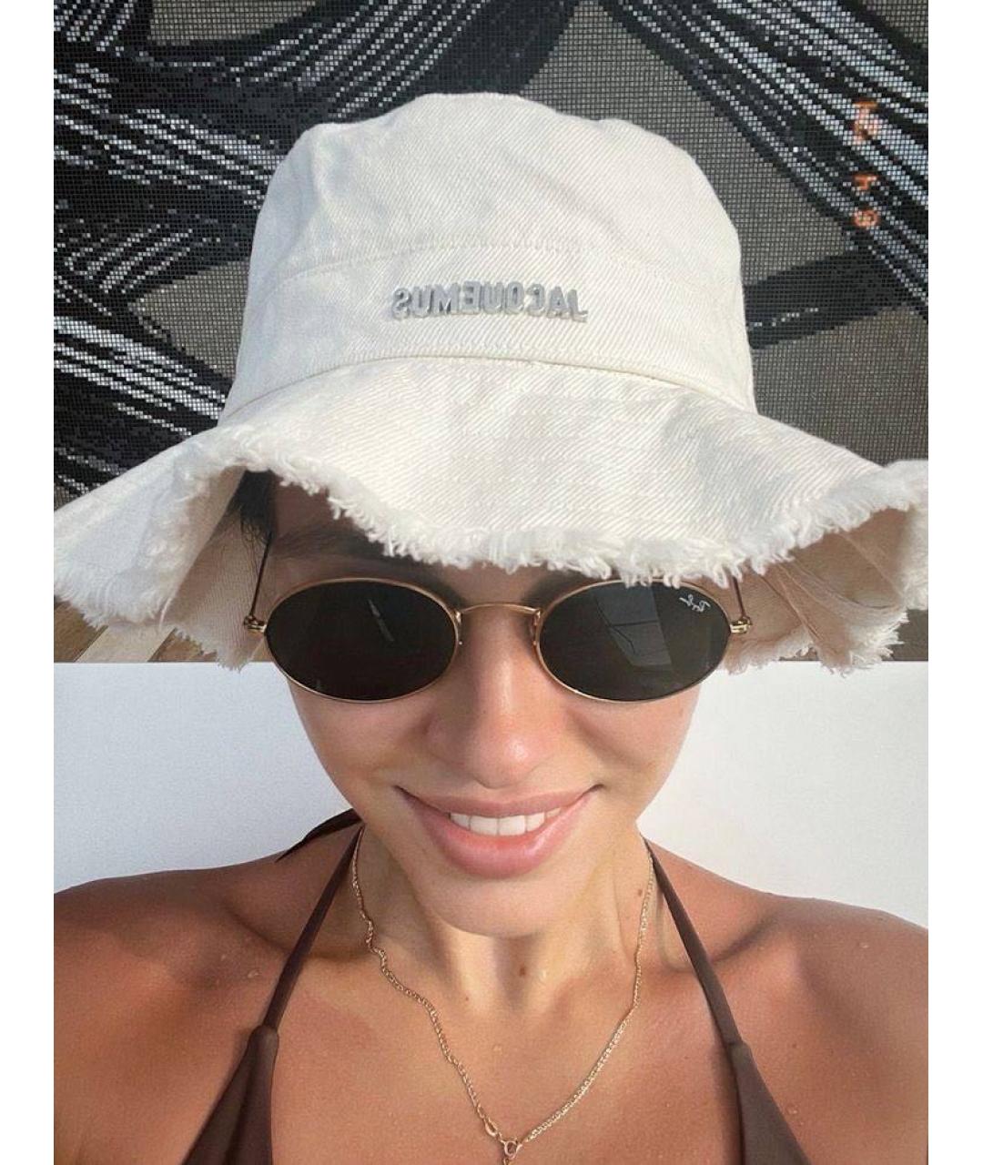 JACQUEMUS Бежевая хлопковая панама, фото 2