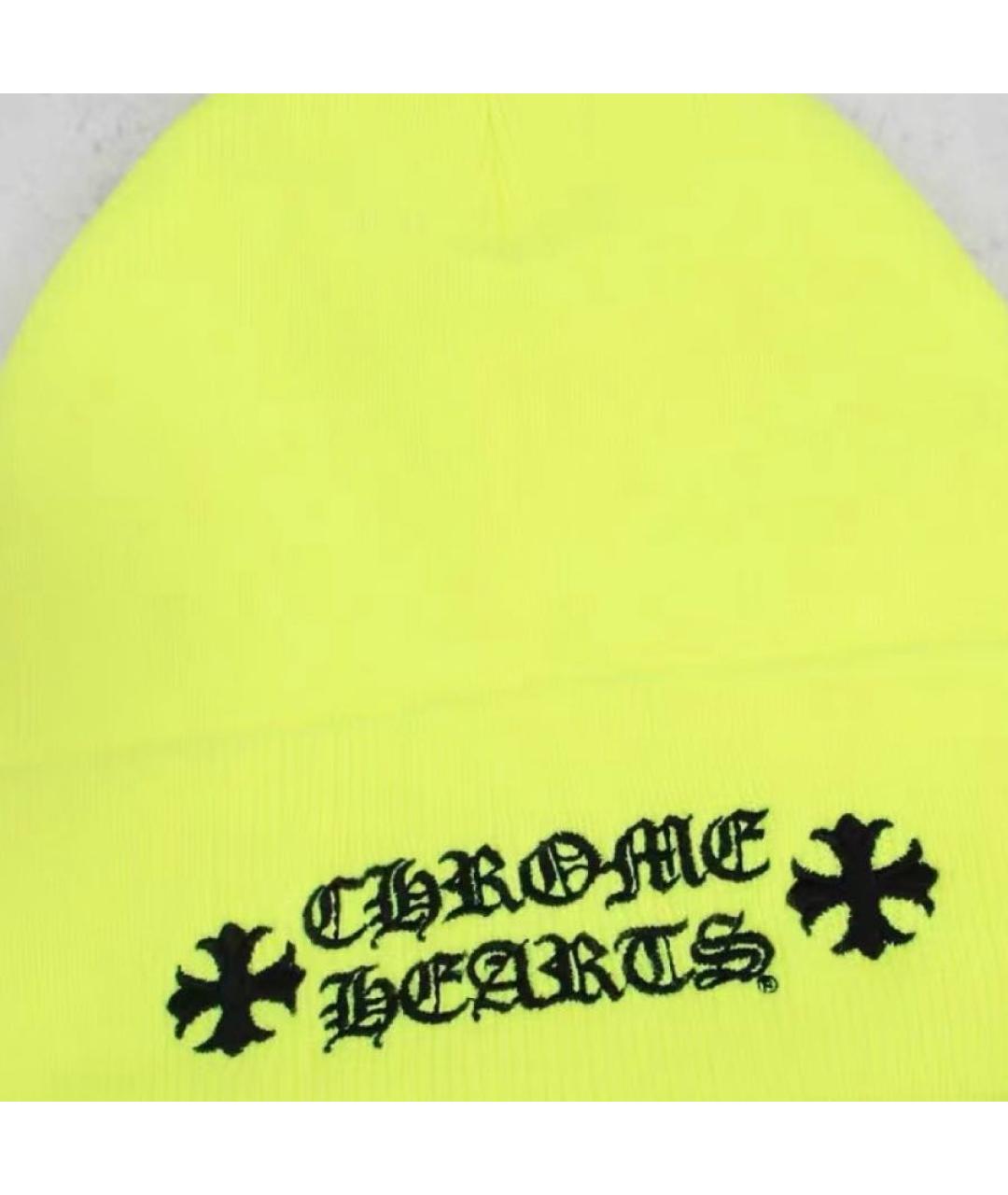 CHROME HEARTS Зеленая хлопковая шапка, фото 2
