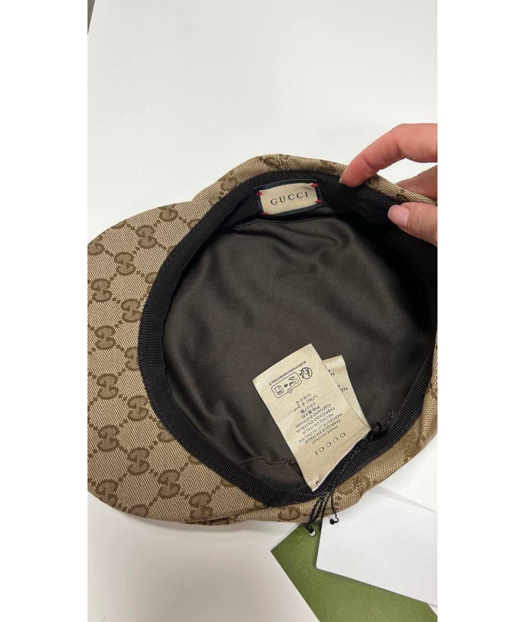 GUCCI Коричневая кепка, фото 3
