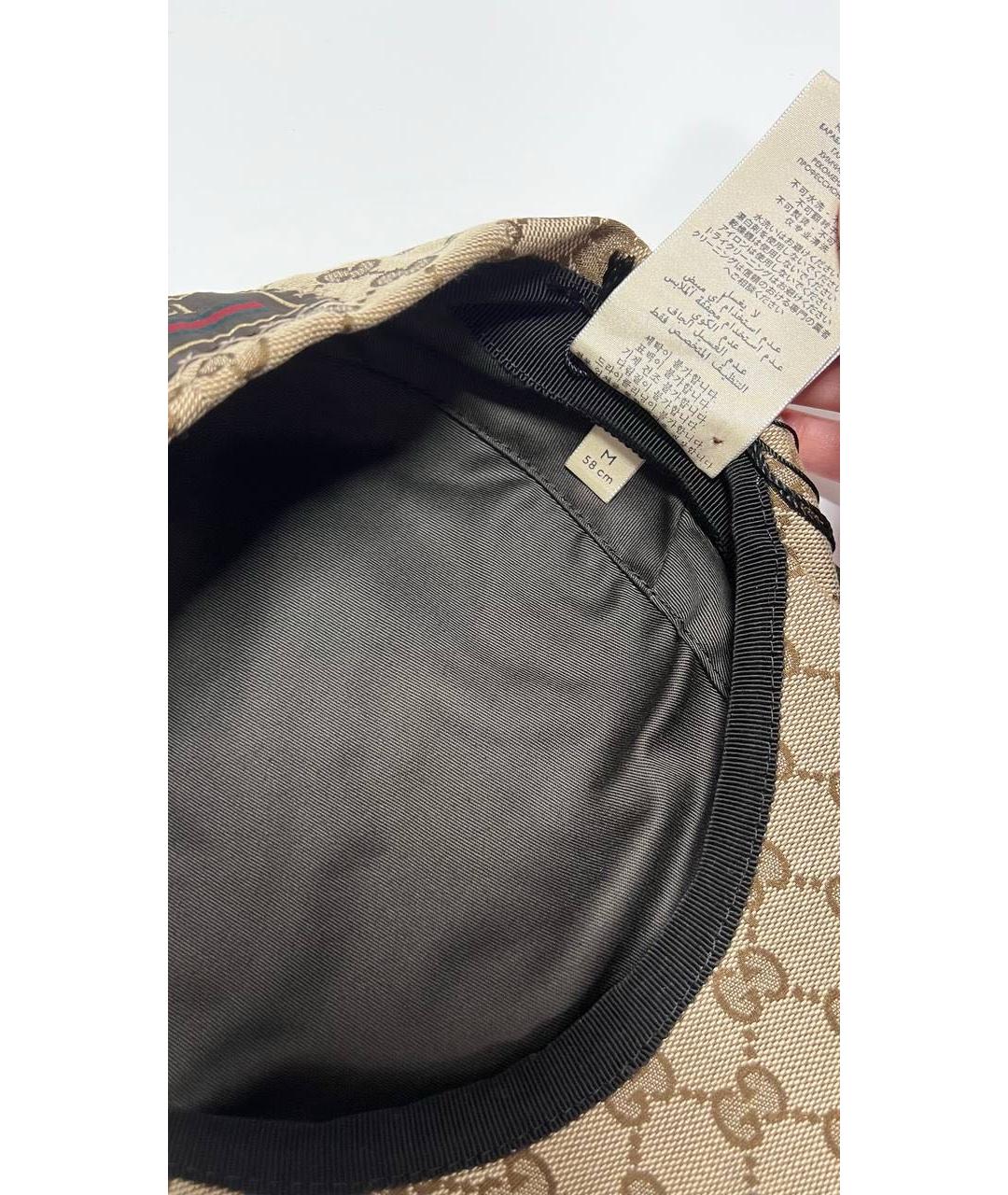 GUCCI Коричневая кепка, фото 4