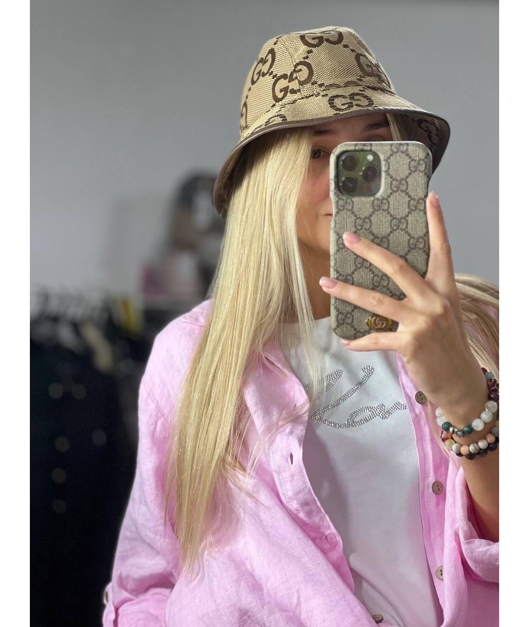 GUCCI Коричневая панама, фото 8