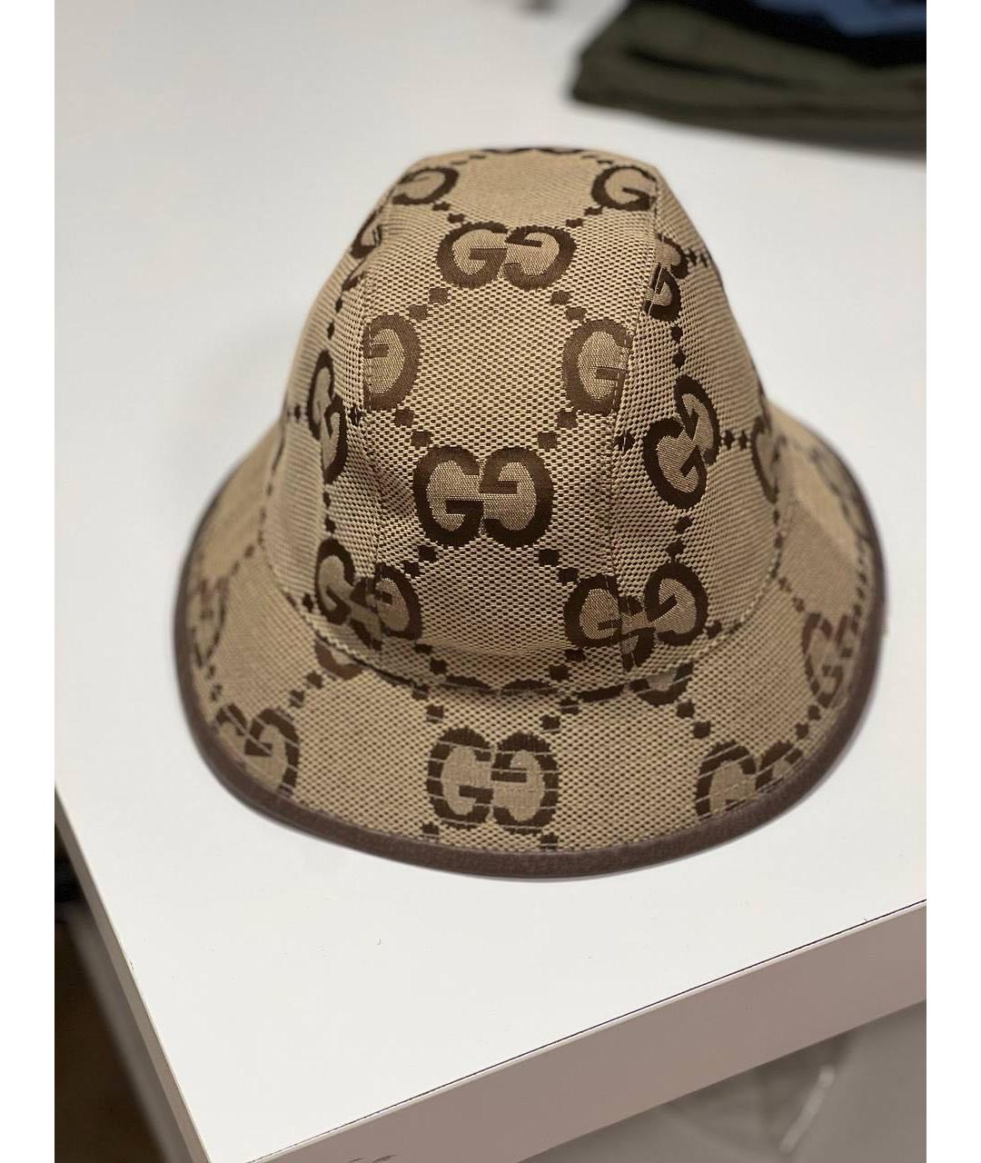 GUCCI Коричневая панама, фото 2