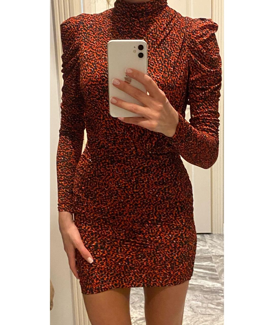 ISABEL MARANT Мульти коктейльное платье, фото 4