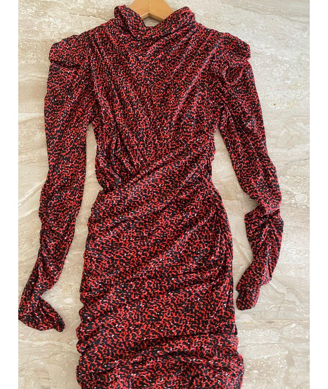 ISABEL MARANT Мульти коктейльное платье, фото 5