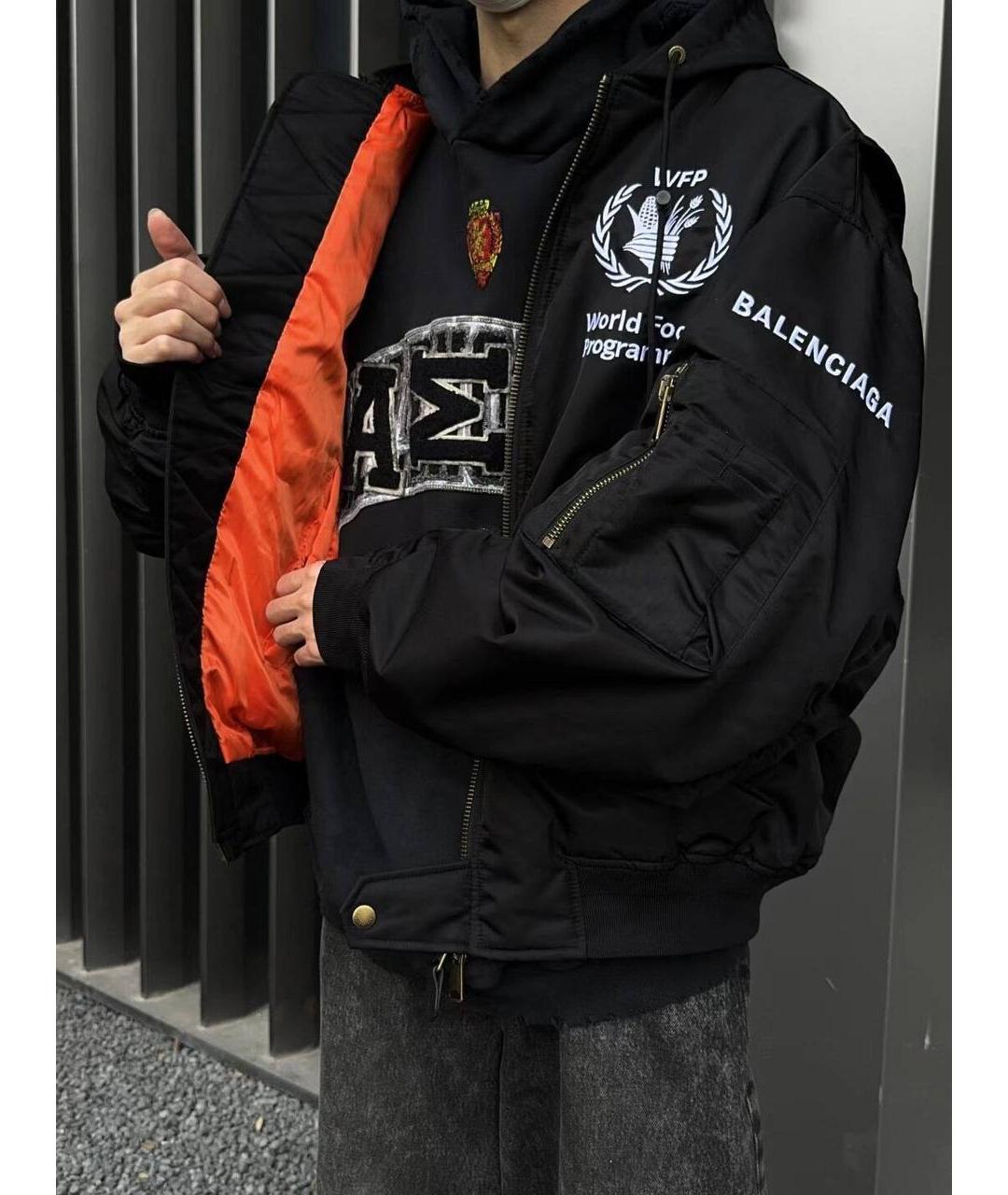 BALENCIAGA Черная куртка, фото 3