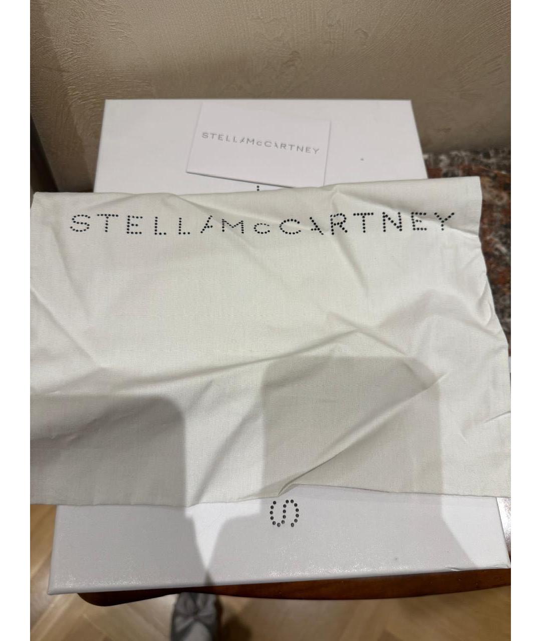 STELLA MCCARTNEY Бежевые кожаные мюли, фото 5