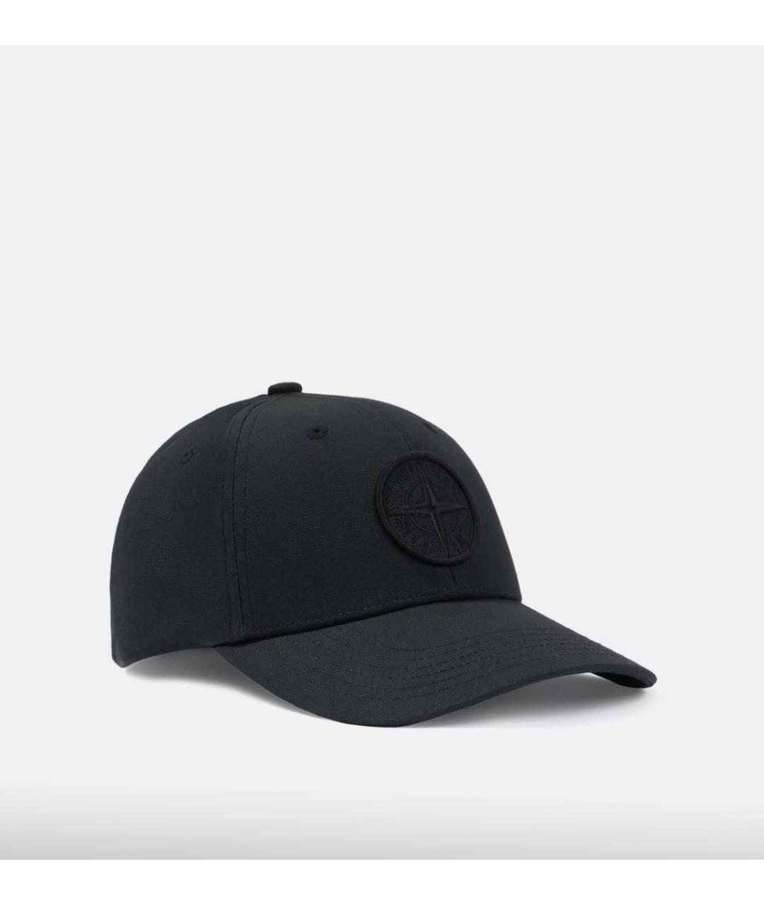 STONE ISLAND Черная хлопковая кепка/бейсболка, фото 6