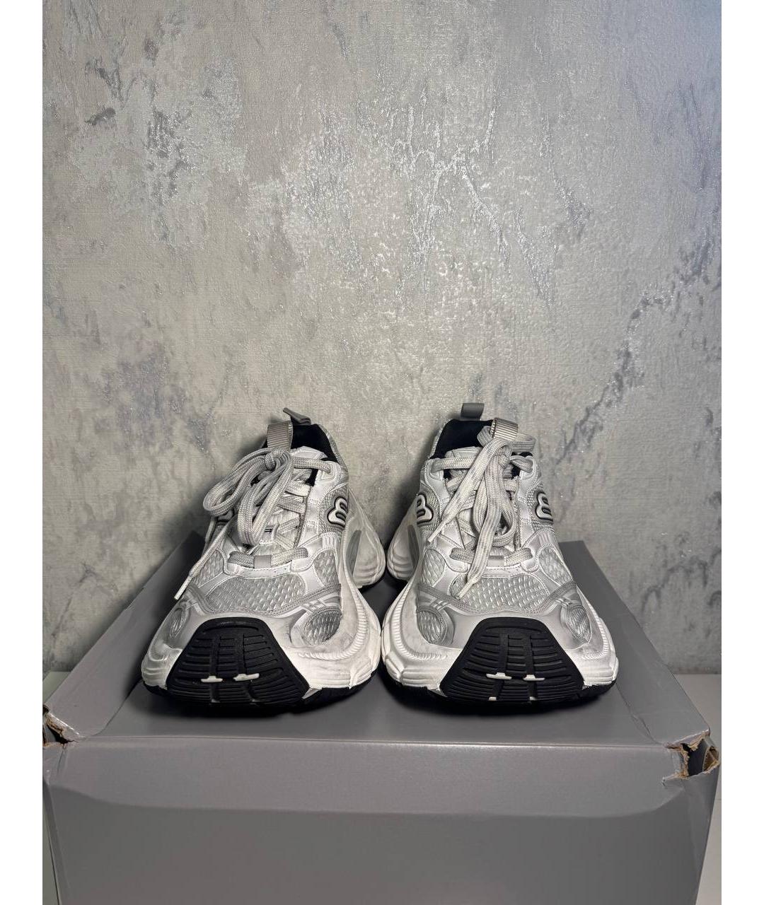 BALENCIAGA Белые низкие кроссовки / кеды, фото 3