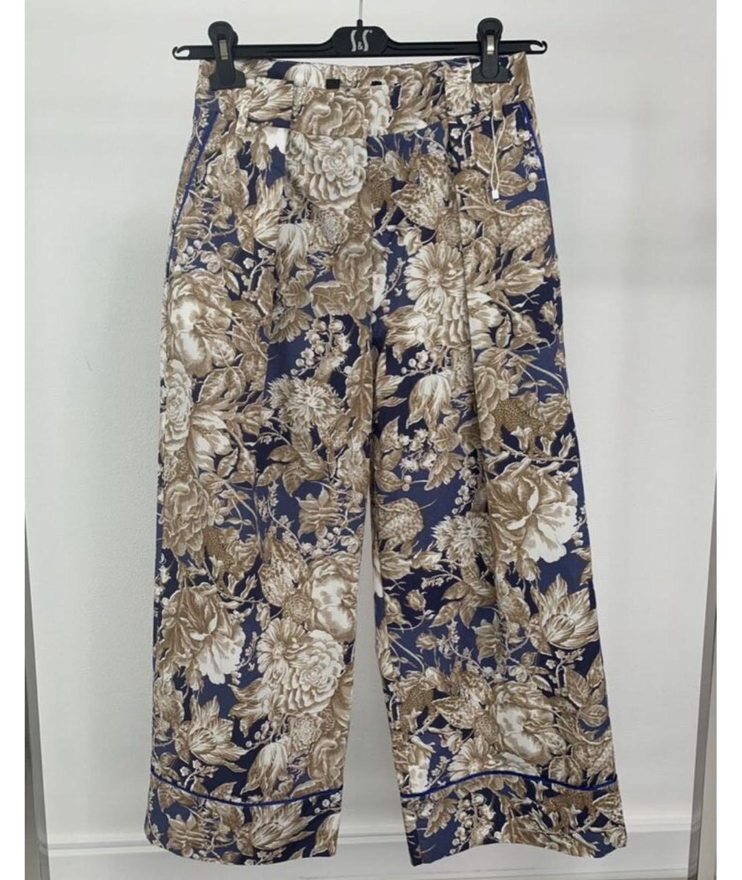 MAX MARA Синий хлопковый костюм с брюками, фото 2
