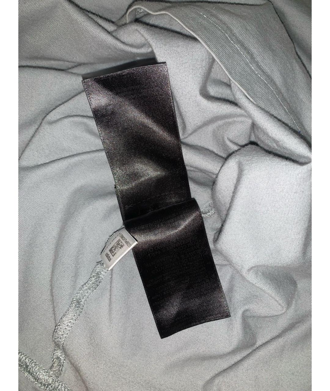 Y-3 Серая хлопковая футболка, фото 5