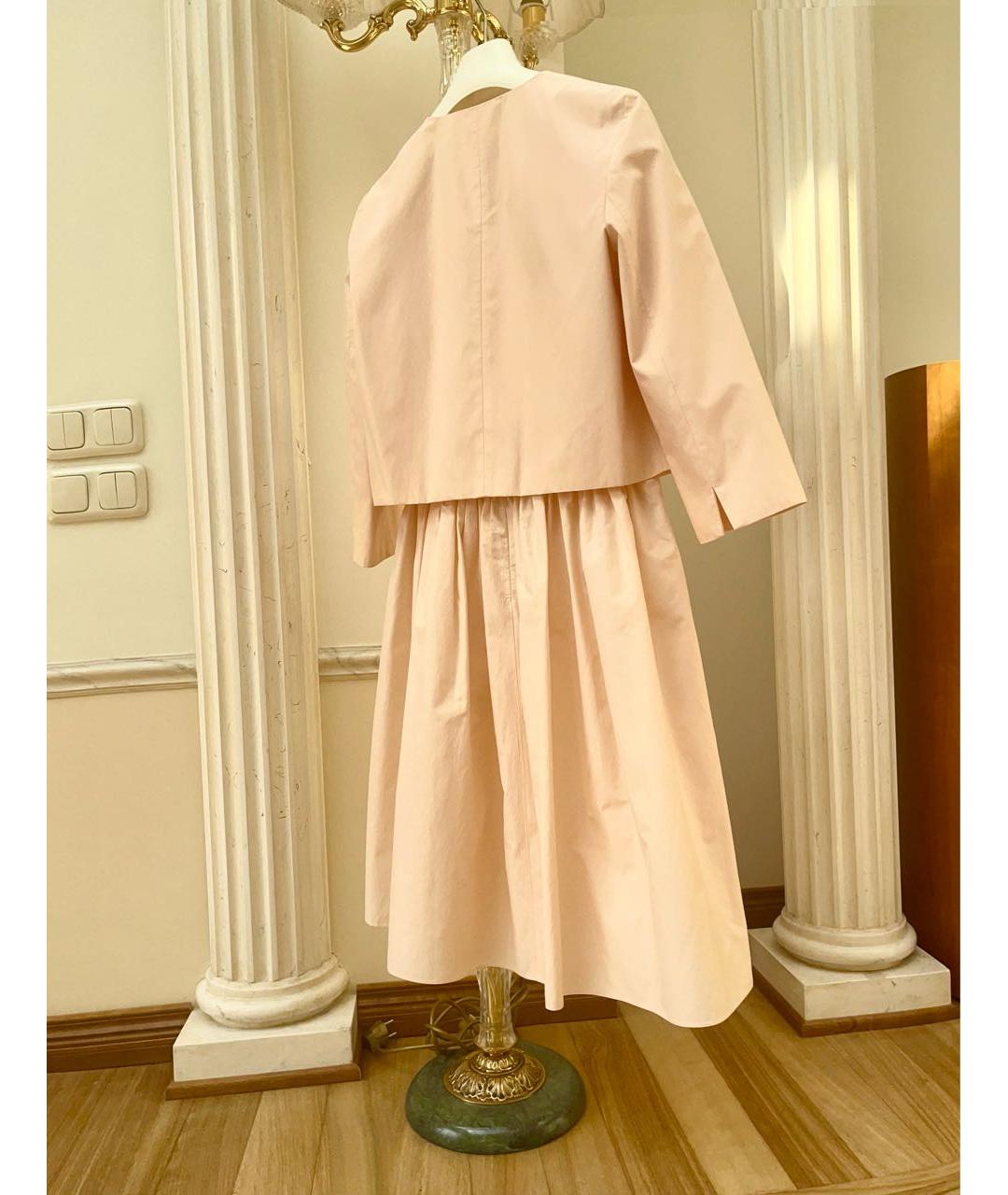 MAX MARA STUDIO Бежевый костюм с юбками, фото 2