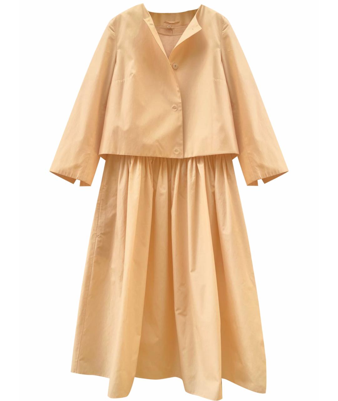 MAX MARA STUDIO Бежевый костюм с юбками, фото 1